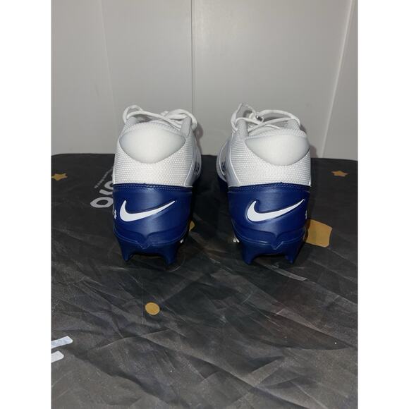 New Men’s 11 Nike Alpha Menace 4 Pro White Navy Cleats FD7037-104 - Picture 6 of 9